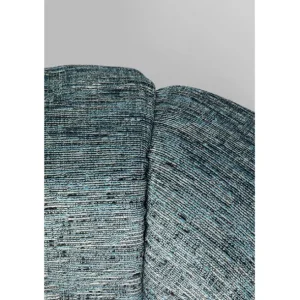 Clearance KARE Design Swivel Armchair Fiori Blue