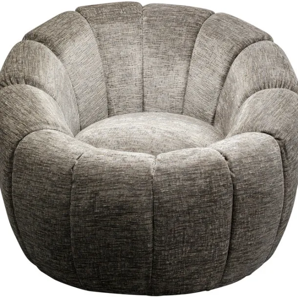 swivel_armchair_fiori_gre_0.webp Sale KARE Design Swivel Armchair Fiori Grey