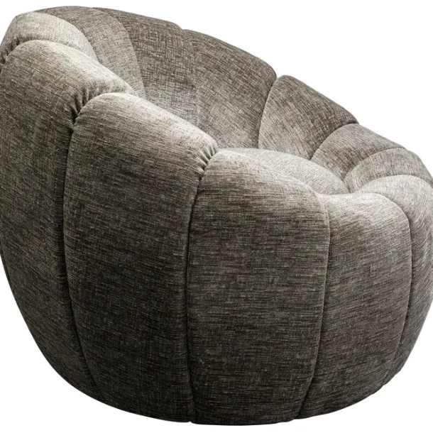 swivel_armchair_fiori_gre_2.webp Sale KARE Design Swivel Armchair Fiori Grey