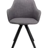 Outlet KARE Design Swivel Armchair Madame Grey