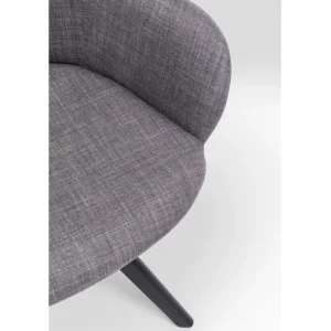 Outlet KARE Design Swivel Armchair Madame Grey
