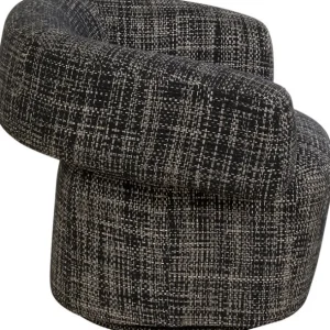 Outlet KARE Design Swivel Armchair Maye Bow Grey