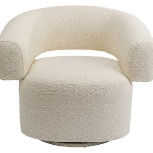 Sale KARE Design Swivel Armchair Maye Cream