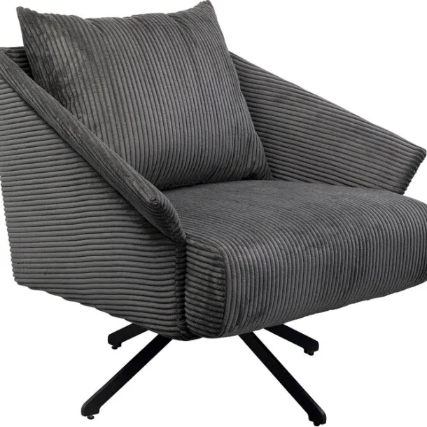 swivel_armchair_milo_grey_1.webp New KARE Design Swivel Armchair Milo Grey