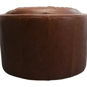 Outlet KARE Design Swivel Armchair Music Hall Leather Brown