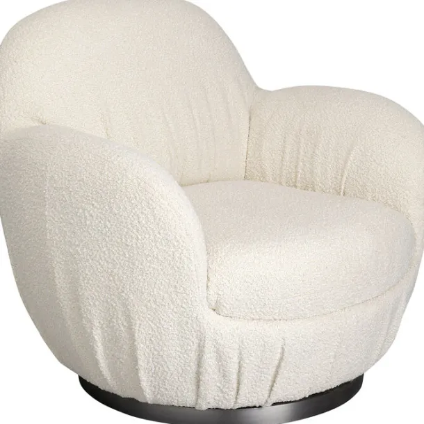swivel_armchair_nube_bouc_1.webp Best KARE Design Swivel Armchair Nube Boucle