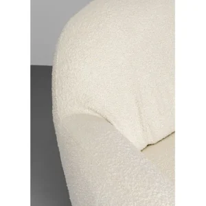 Best KARE Design Swivel Armchair Nube Boucle
