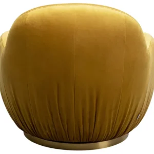 Hot KARE Design Swivel Armchair Nube Yellow