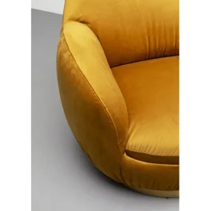 Hot KARE Design Swivel Armchair Nube Yellow