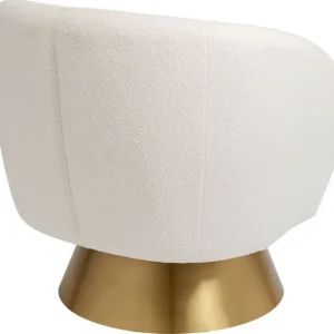 New KARE Design Swivel Armchair Orion White