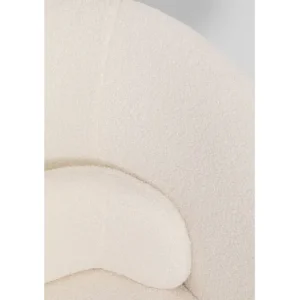 New KARE Design Swivel Armchair Orion White