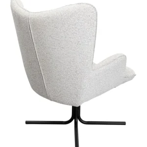 Best KARE Design Swivel Armchair Oscar Beige