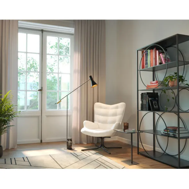 swivel_armchair_oscar_bou_1.webp Fashion KARE Design Swivel Armchair Oscar Boucle Cream