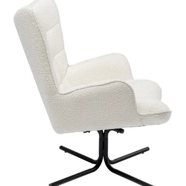 swivel_armchair_oscar_bou_3.webp Fashion KARE Design Swivel Armchair Oscar Boucle Cream