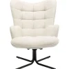 Hot KARE Design Swivel Armchair Oscar Cream