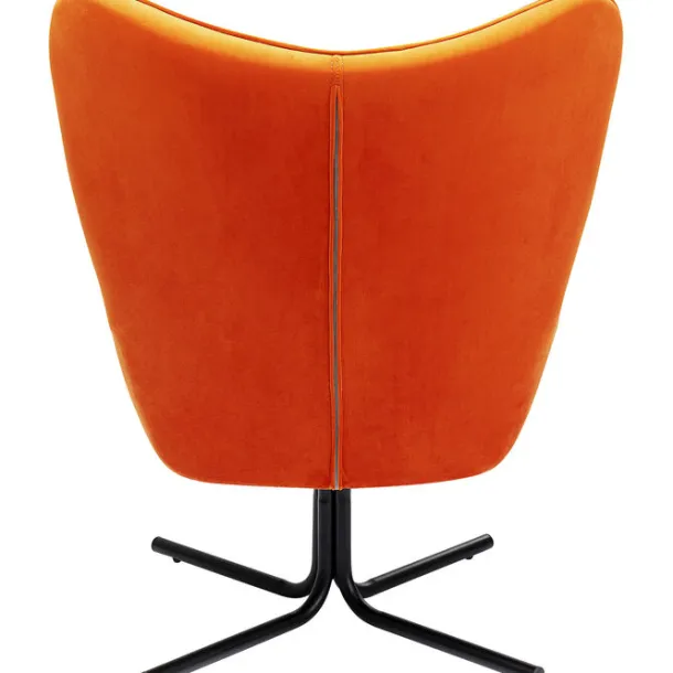 swivel_armchair_oscar_vel_5.webp Clearance KARE Design Swivel Armchair Oscar Velvet Orange