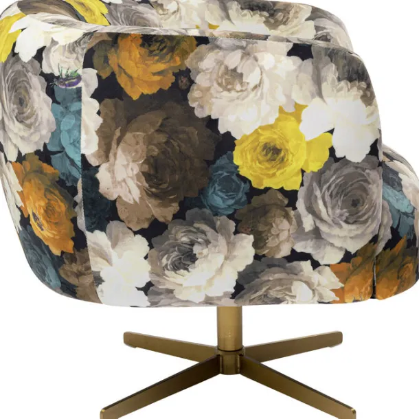 swivel_armchair_peony_flo_6.webp Hot KARE Design Swivel Armchair Peony Flower Yellow