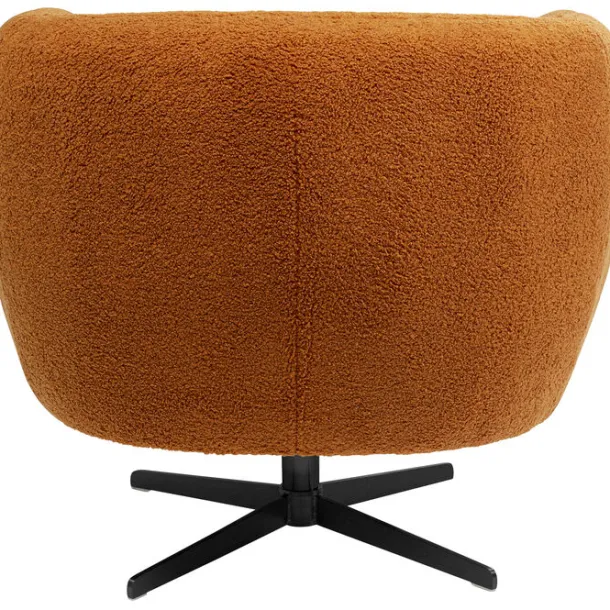 swivel_armchair_peony_fuz_5.webp Outlet KARE Design Swivel Armchair Peony Fuzzy Caramello