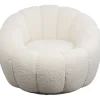 Online KARE Design Swivel Armchair Peppo Bloom White