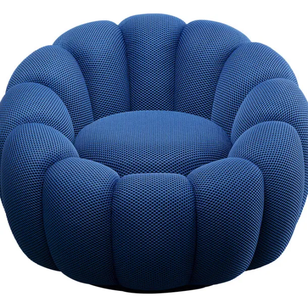 swivel_armchair_peppo_blo_0-6.webp Clearance KARE Design Swivel Armchair Peppo Bloom Blue