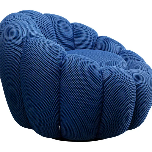 swivel_armchair_peppo_blo_2-6.webp Clearance KARE Design Swivel Armchair Peppo Bloom Blue