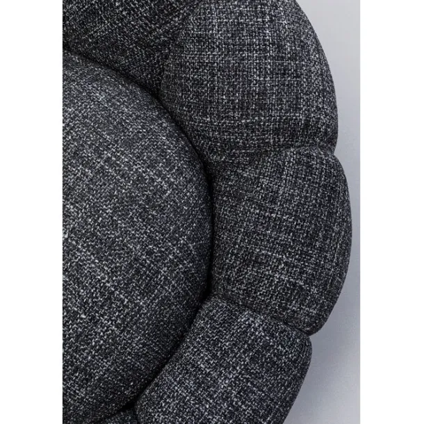 swivel_armchair_peppo_blo_6-3.webp Clearance KARE Design Swivel Armchair Peppo Bloom Melange Black