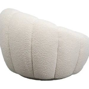 Online KARE Design Swivel Armchair Peppo Bloom White