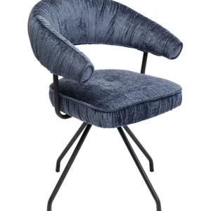 Sale KARE Design Swivel Chair Arabella Blue