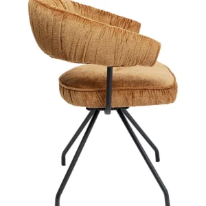 Clearance KARE Design Swivel Chair Arabella Orange