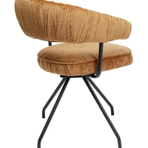 Clearance KARE Design Swivel Chair Arabella Orange
