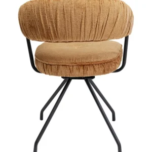 Clearance KARE Design Swivel Chair Arabella Orange