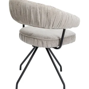 Hot KARE Design Swivel Chair Arabella Silver