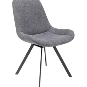 Clearance KARE Design Swivel Chair Baron Grey