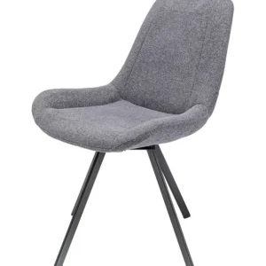 Clearance KARE Design Swivel Chair Baron Grey
