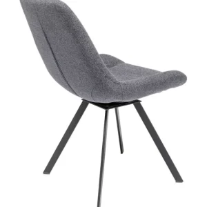 Clearance KARE Design Swivel Chair Baron Grey