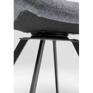 Clearance KARE Design Swivel Chair Baron Grey