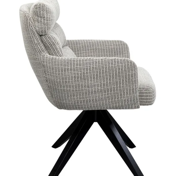 swivel_chair_bosse_black_3.webp Online KARE Design Swivel Chair Bosse Black