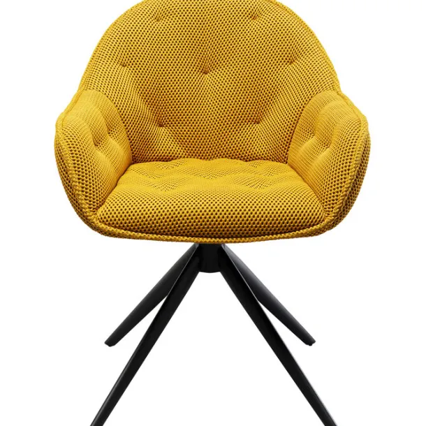 swivel_chair_carlito_mesh_0-2.webp Discount KARE Design Swivel Chair Carlito Mesh Yellow
