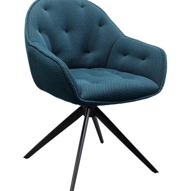 swivel_chair_carlito_mesh_1.webp Best KARE Design Swivel Chair Carlito Mesh Bluegreen