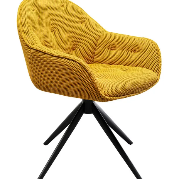 swivel_chair_carlito_mesh_2-2.webp Discount KARE Design Swivel Chair Carlito Mesh Yellow
