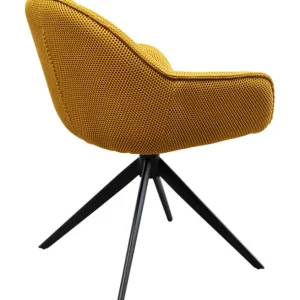 Discount KARE Design Swivel Chair Carlito Mesh Yellow