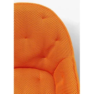 New KARE Design Swivel Chair Carlito Mesh Orange