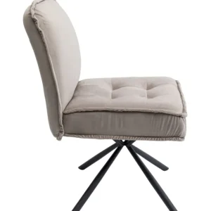 Online KARE Design Swivel Chair Chelsea Grey