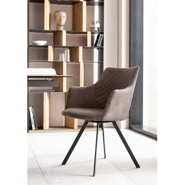 swivel_chair_coco_anthrac_1.webp Fashion KARE Design Swivel Chair Coco Anthracite
