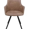 Best KARE Design Swivel Chair Coco Brown