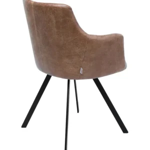 Best KARE Design Swivel Chair Coco Brown