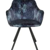 Fashion KARE Design Swivel Chair Coco Hugs Keops Blue Limited