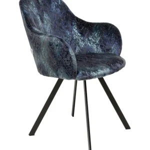 Fashion KARE Design Swivel Chair Coco Hugs Keops Blue Limited