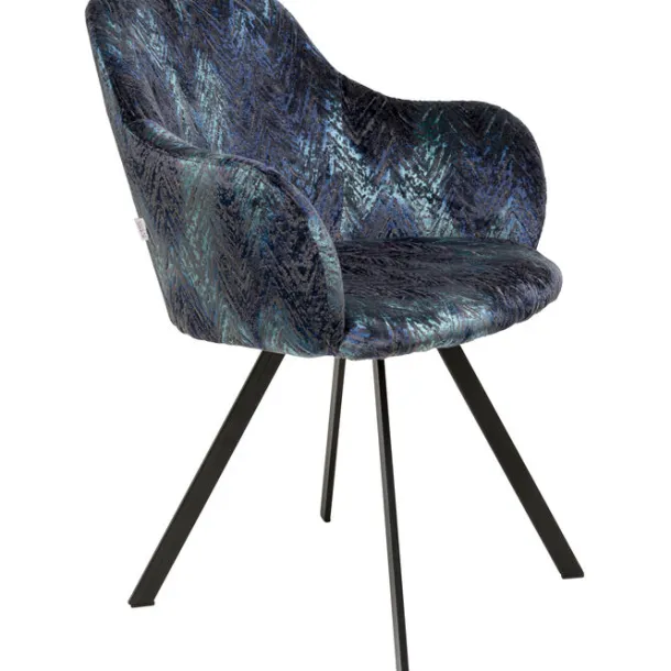 swivel_chair_coco_hugs_ke_1.webp Fashion KARE Design Swivel Chair Coco Hugs Keops Blue Limited