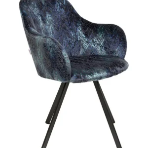 Fashion KARE Design Swivel Chair Coco Hugs Keops Blue Limited
